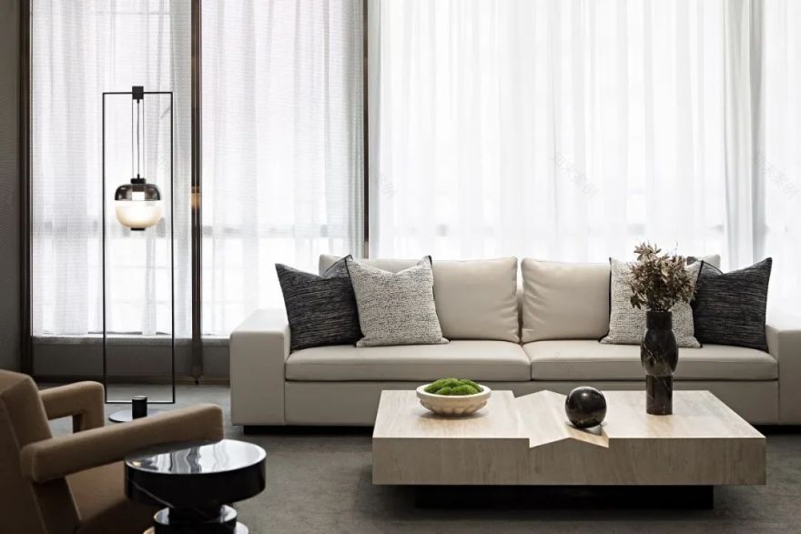 绿城济南诚园生活美学馆 | 现代简约与镜面艺术的完美融合-37