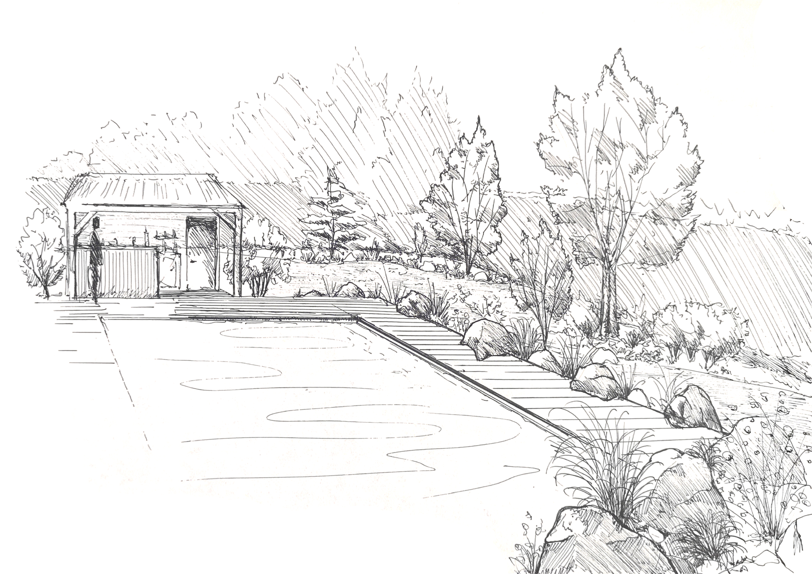 Conception d'un jardin à Chambourcy-8