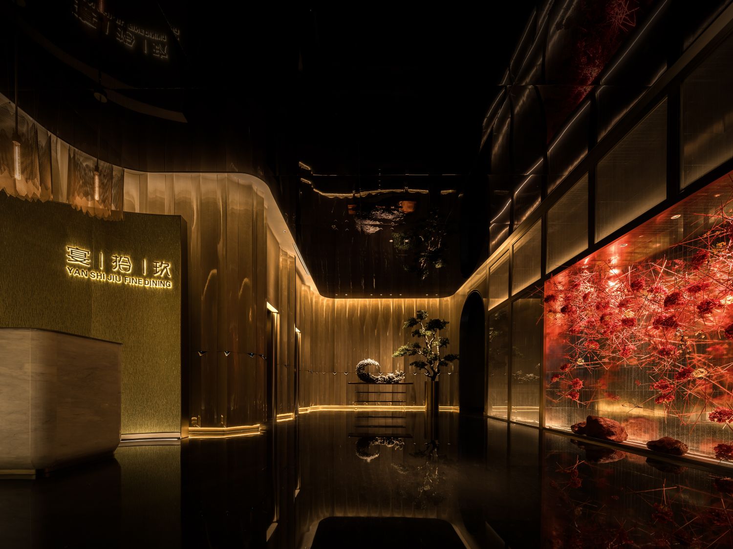 宴拾玖臻选餐厅丨中国杭州丨由走空间设计实验室-20