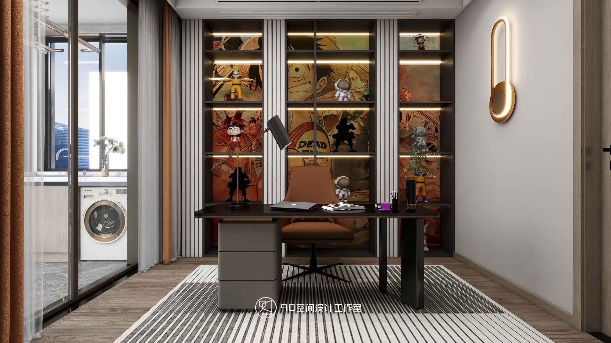 绿意浓情 · 轻奢风格 125 平方 3 室 2 厅 2 卫设计-43