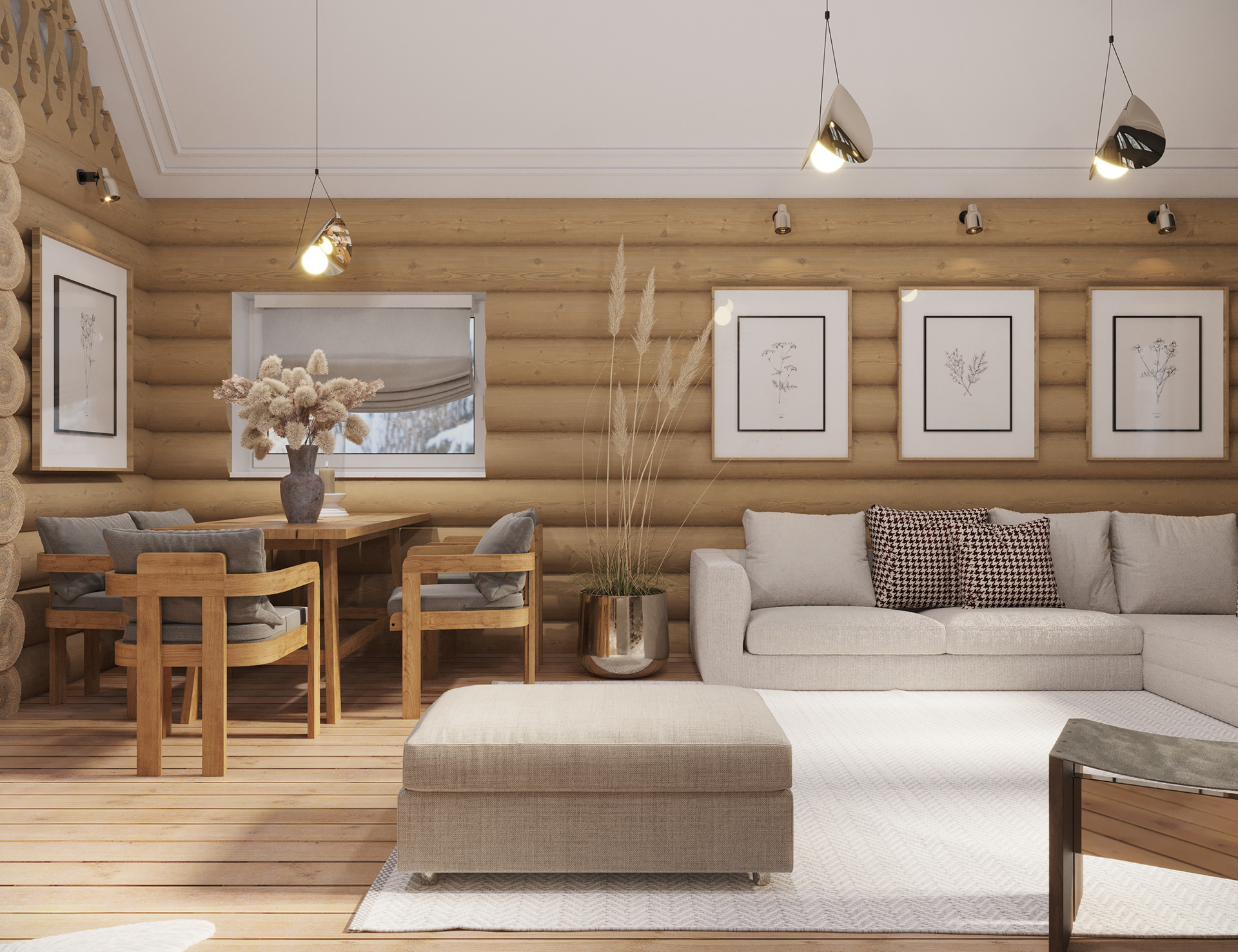 小屋的3D渲染图-6