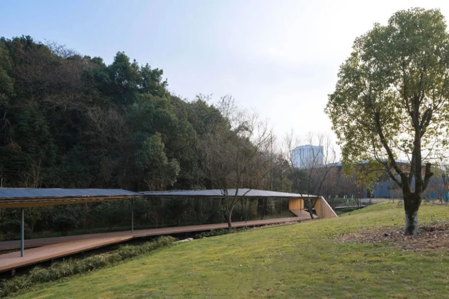 浙江音乐学院「溪上飞檐」丨中国杭州丨line+建筑事务所,gad-124