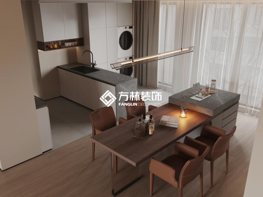 多亏了意式极简风！150㎡装完太像豪宅啦!-14