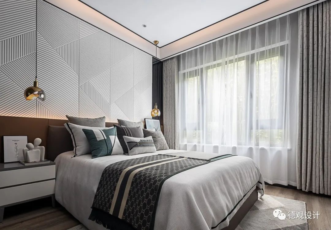 德观设计 | 兴华尚都国际样板间 | 惊艳橙光,写意人文东方-110