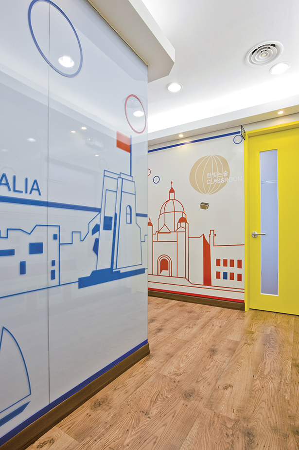 五彩斑斓的儿童英语学校设计-9