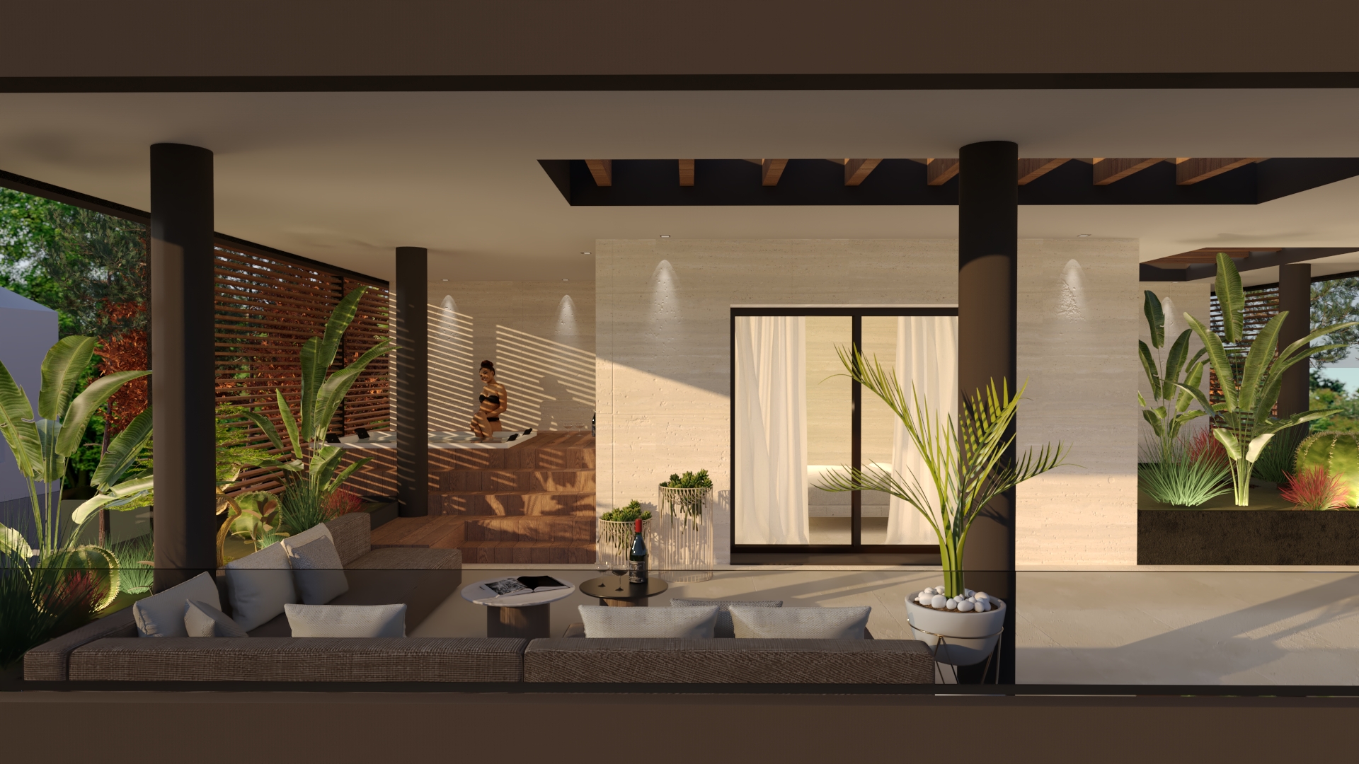 RENDERING AND RENOVATION OF A VILLA IN MILAN-15