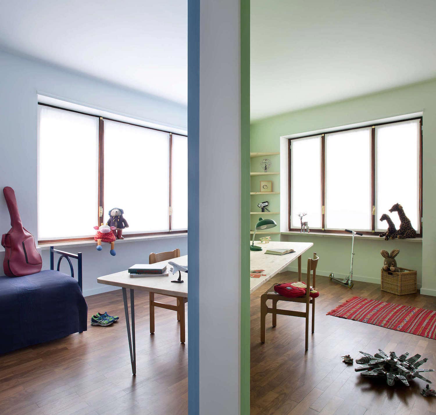 多彩空间中的黑色攀岩墙——意大利都灵 Studioata 设计案例-14