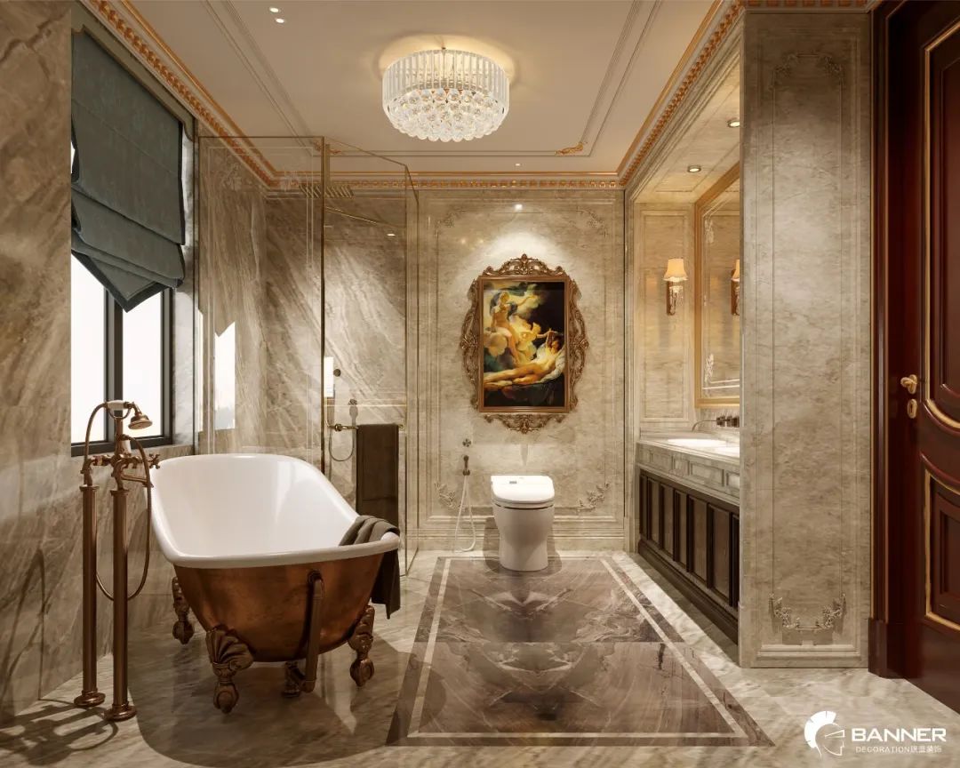 曲江千林郡法式平层设计丨赵振庭-50