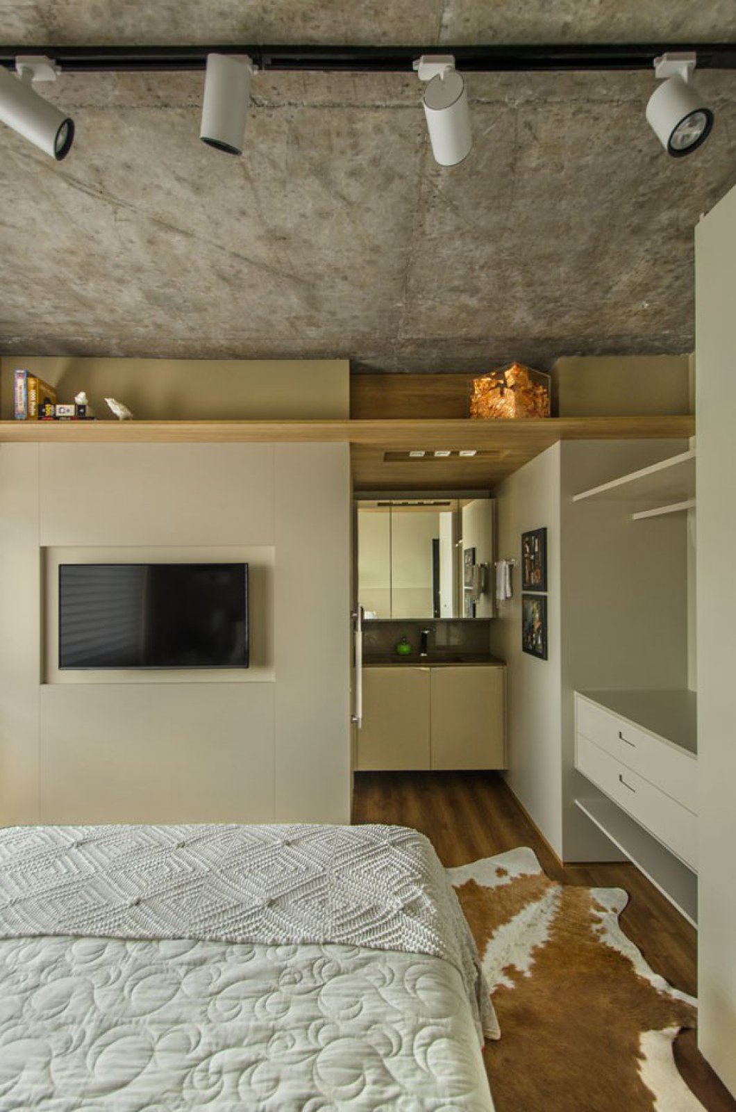 118㎡葡萄牙米灰黑现代公寓-8