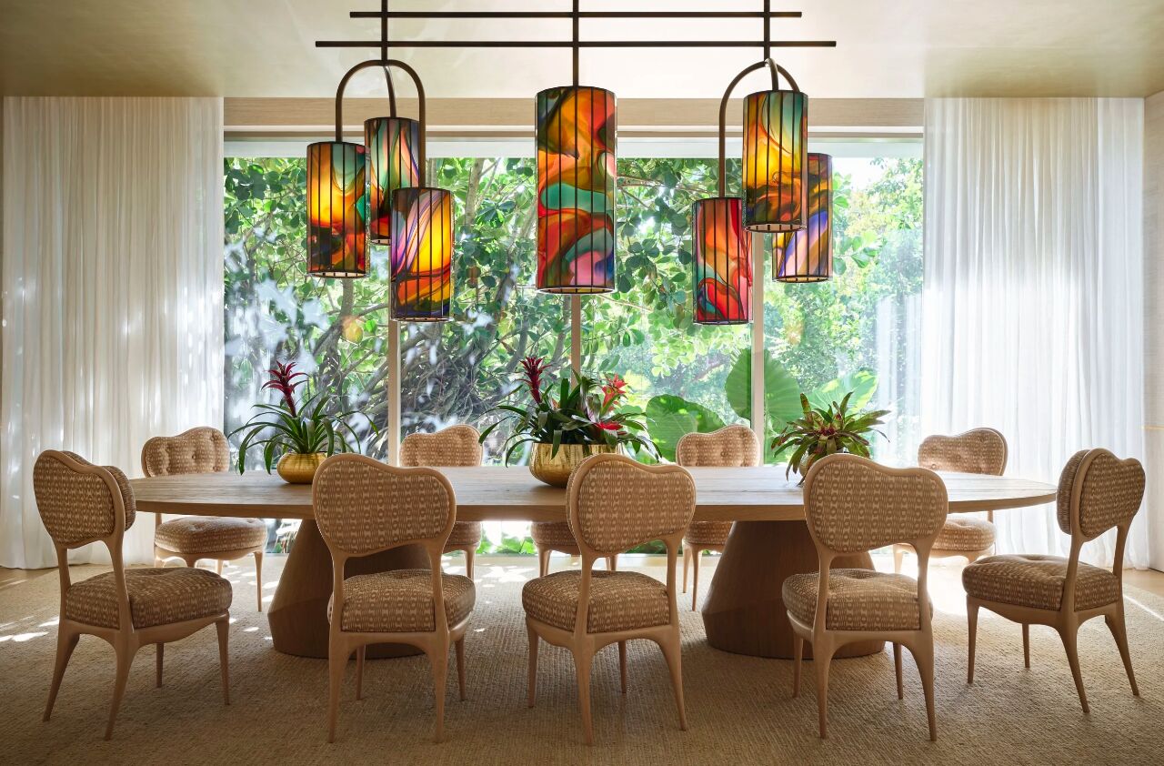 迈阿密海岸线2000㎡的禅意艺术私宅丨美国迈阿密丨Kelly Behun Studio-30