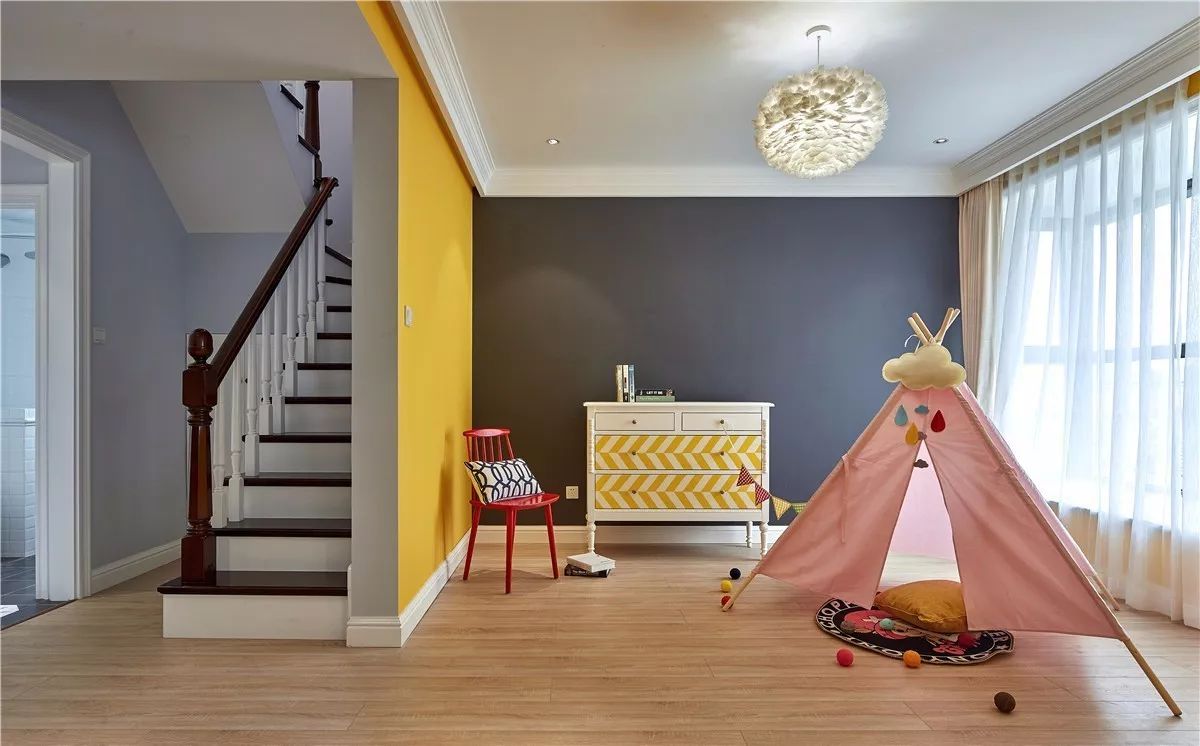 天津罗兰公馆 130㎡美式休闲风，诠释自由开放生活态度-26