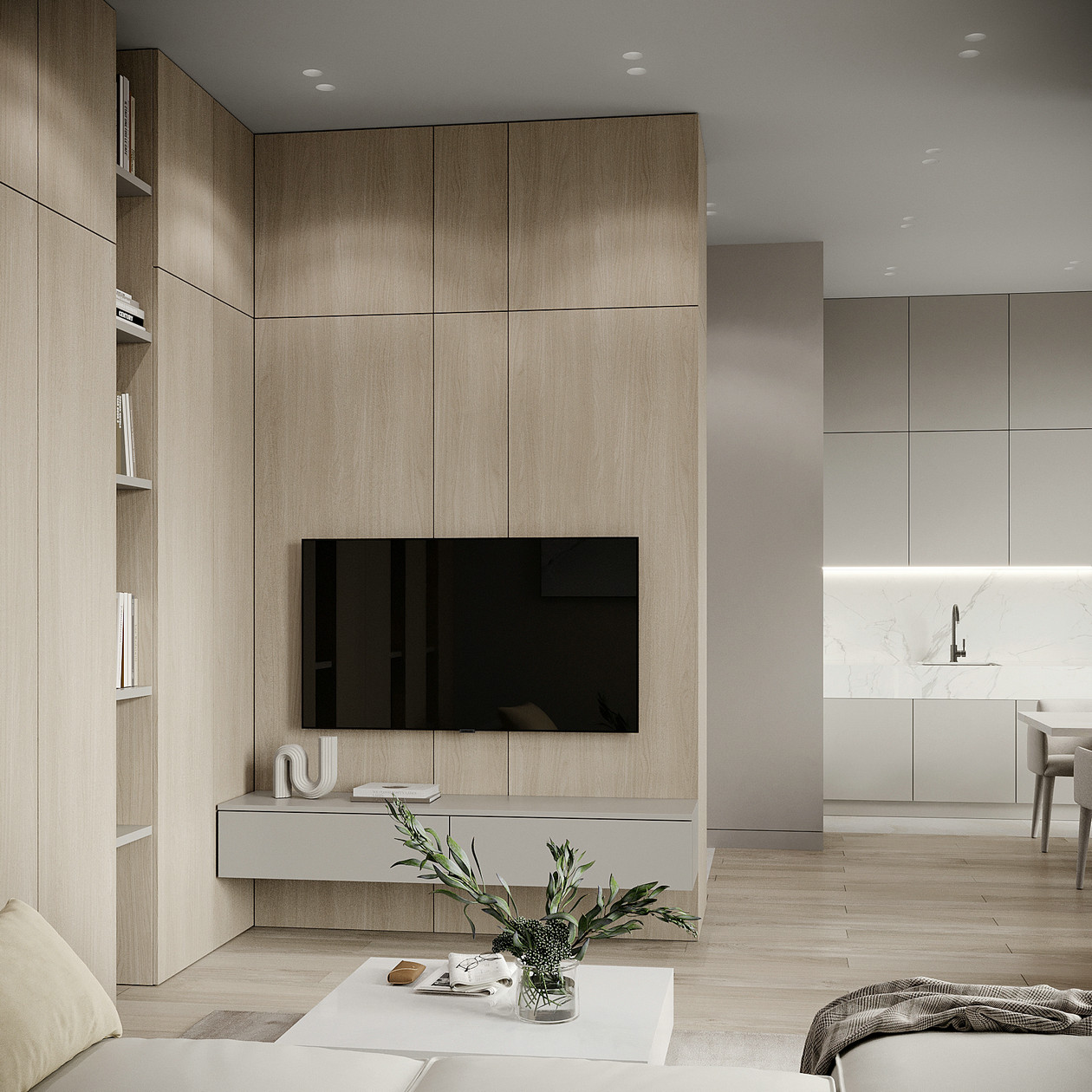 原木与白色 打造出舒适高级的住宅！-5