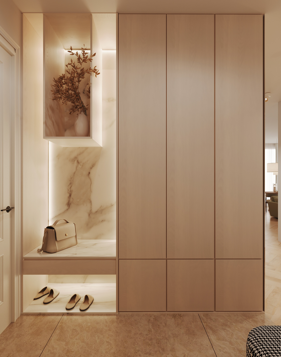 Apartment design for a large family-24