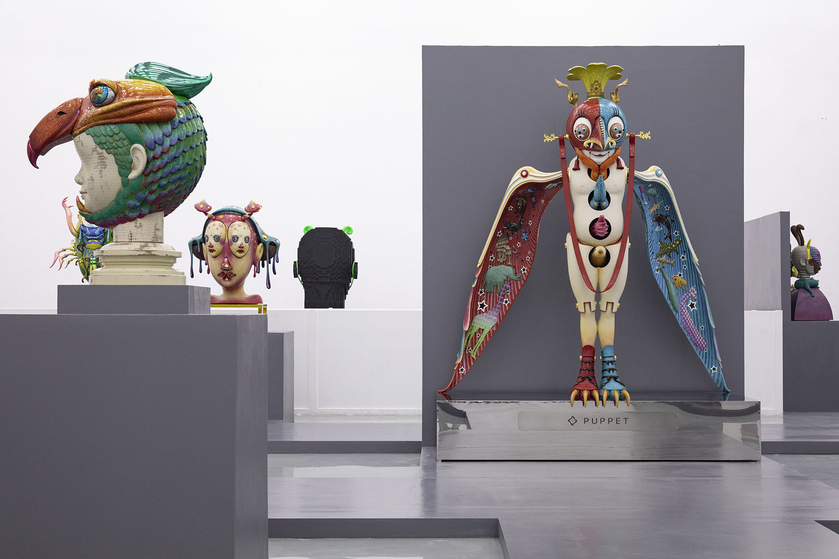 「变相·王国建艺术展」展览设计丨中国北京丨燕尾设计室-50