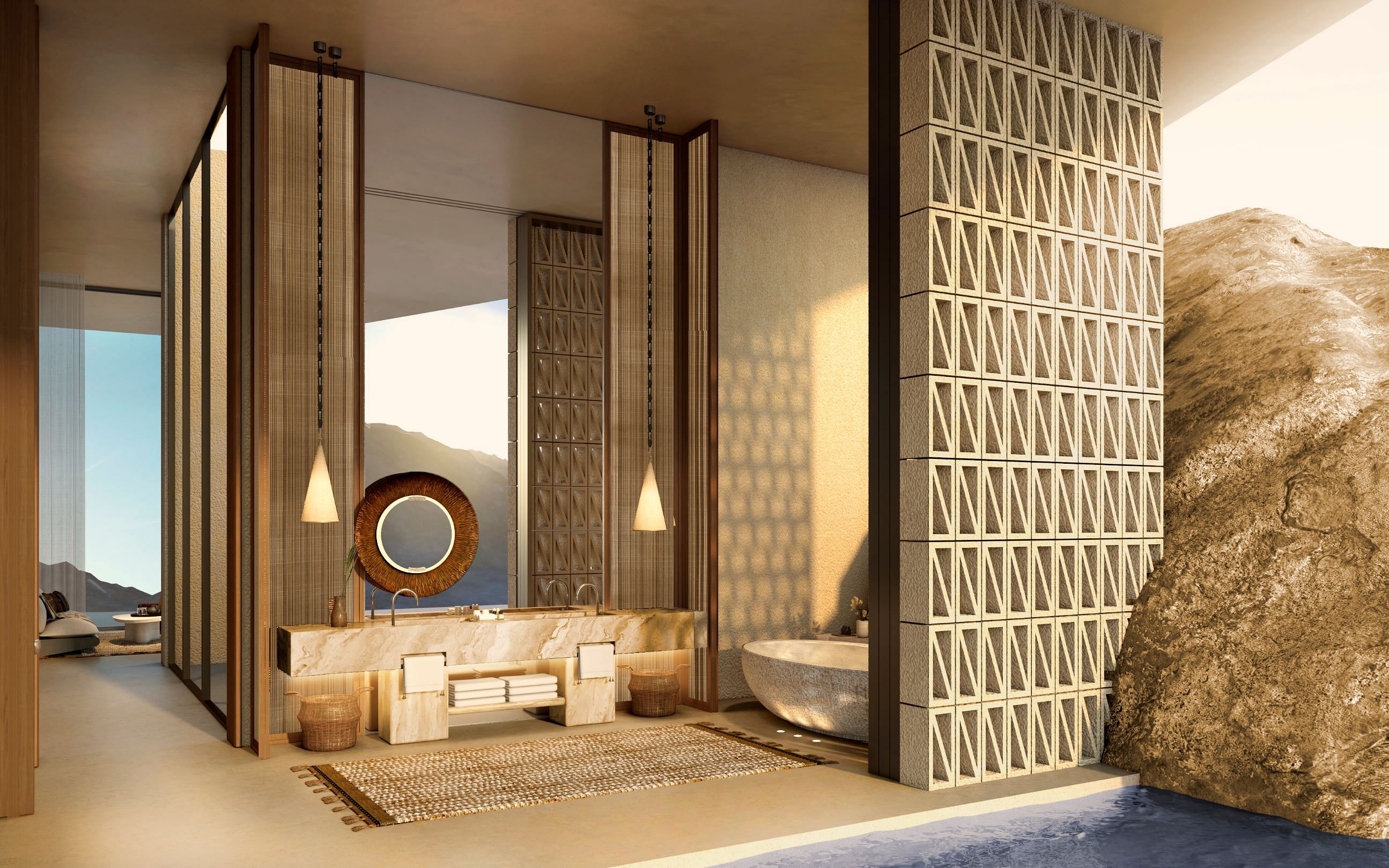 Desert Rock酒店综合体丨沙特阿拉伯丨Oppenheim Architecture-19