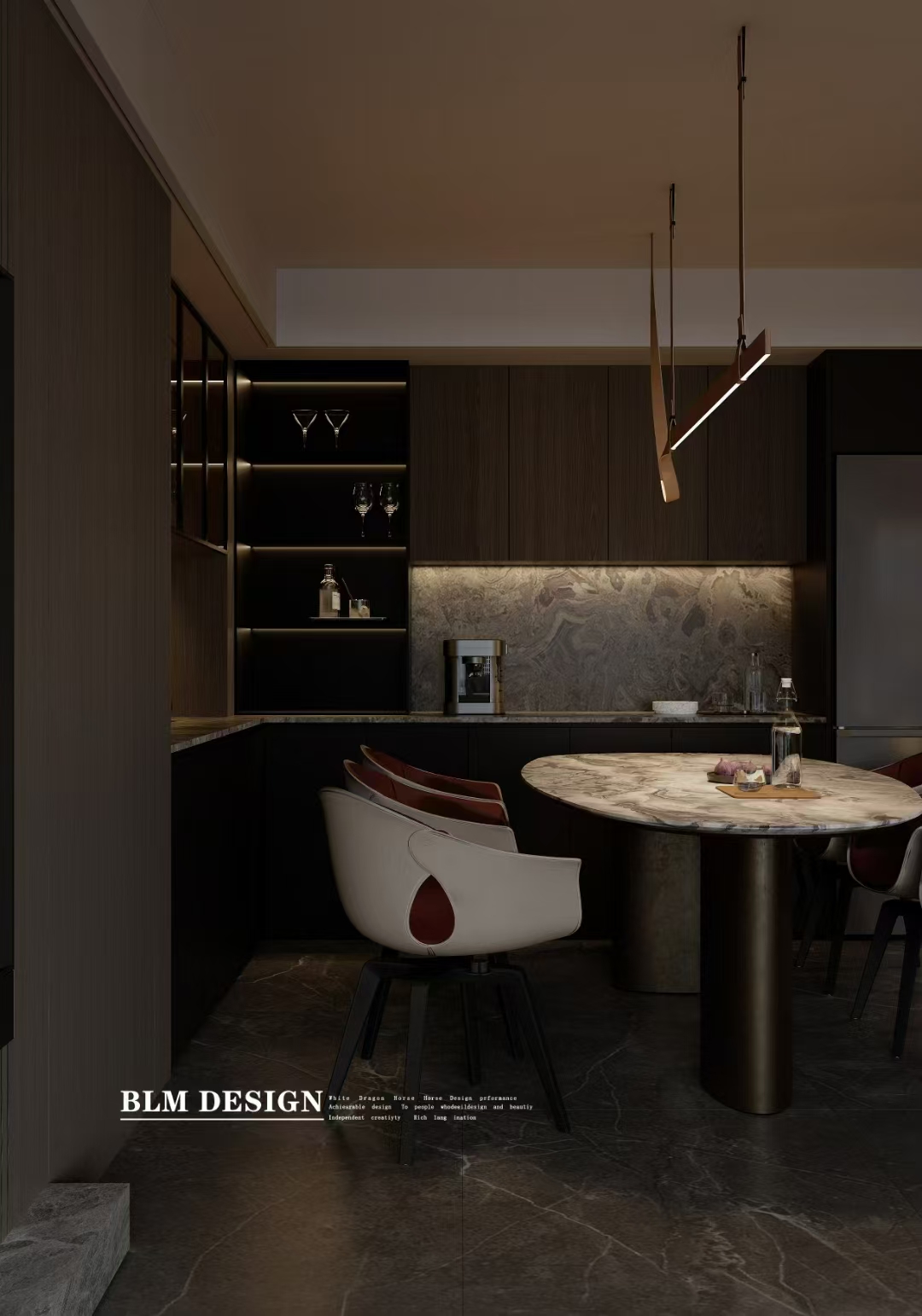 黑暗风白龙马效果图设计制作-0