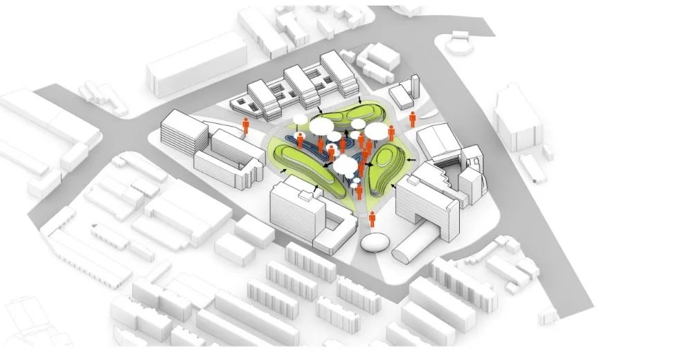 空港街区空间整合与活化设计 | 三轴三区一心一环-69