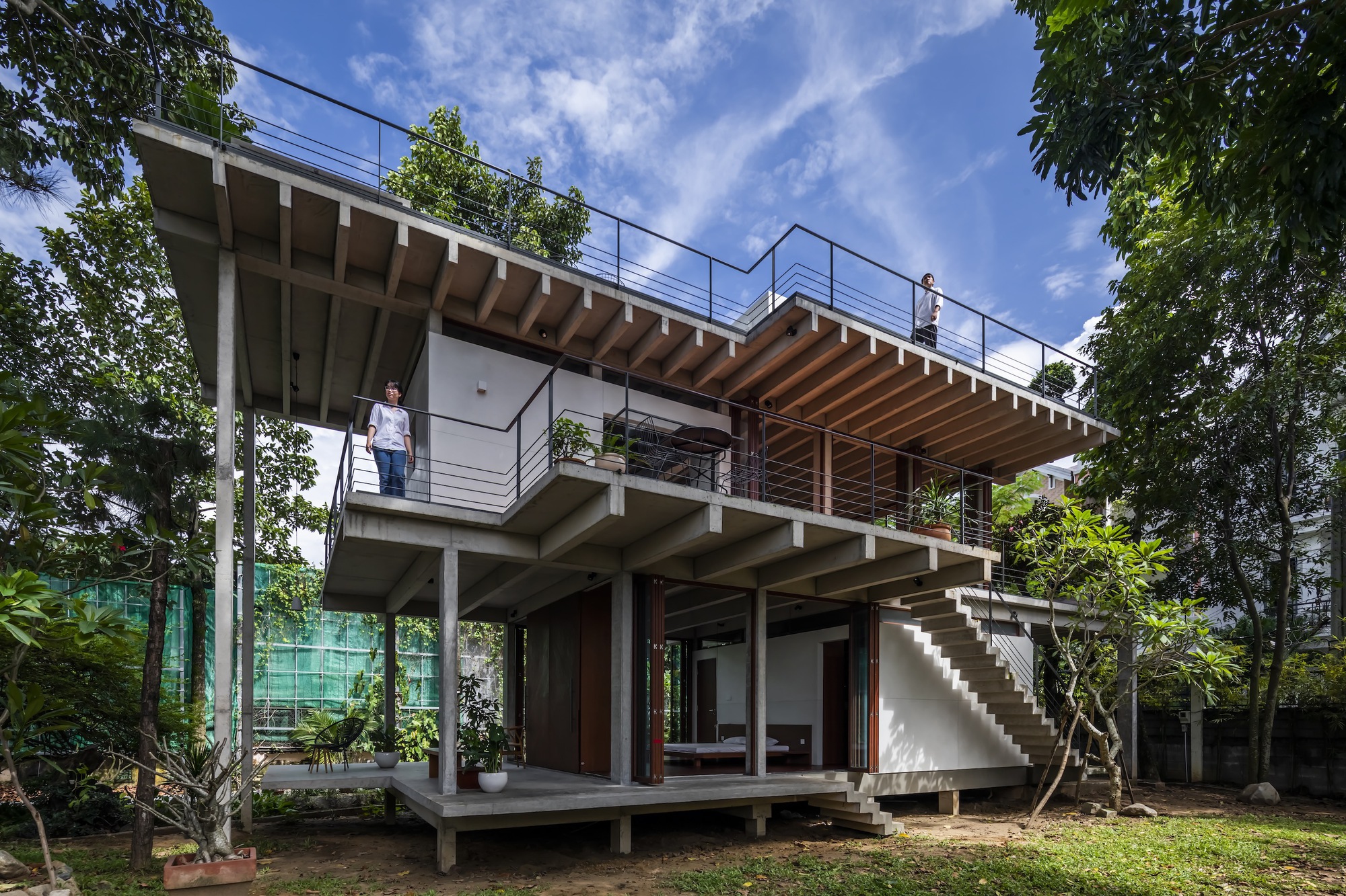 Thu Duc 漂浮住宅丨越南胡志明市丨Sanuki Daisuke architects-11