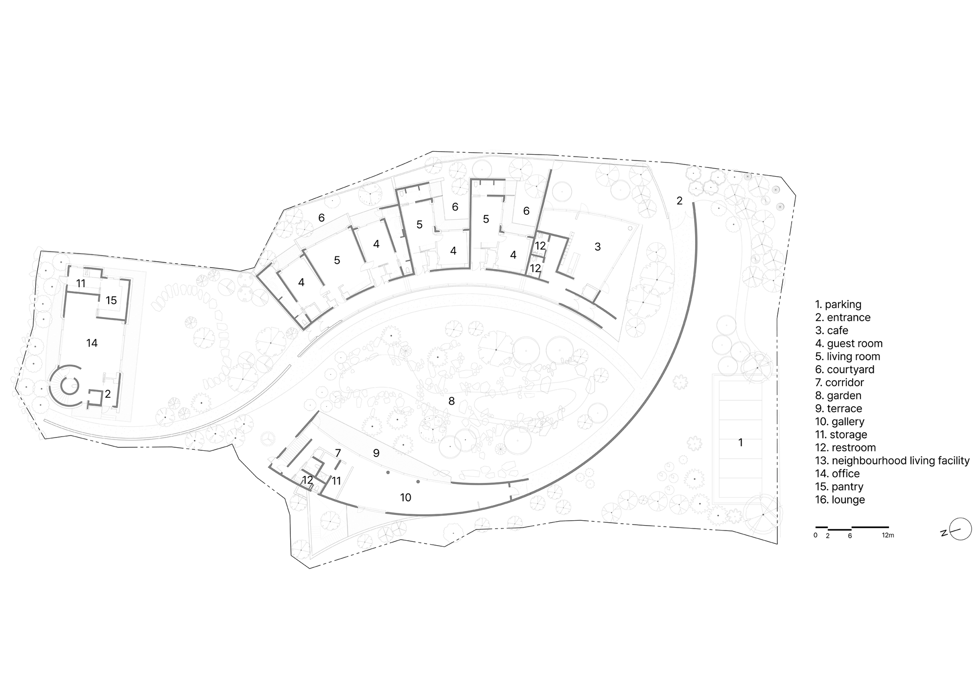 酒店建筑丨韩国漆谷郡丨Itm Yooehwa Architects-28