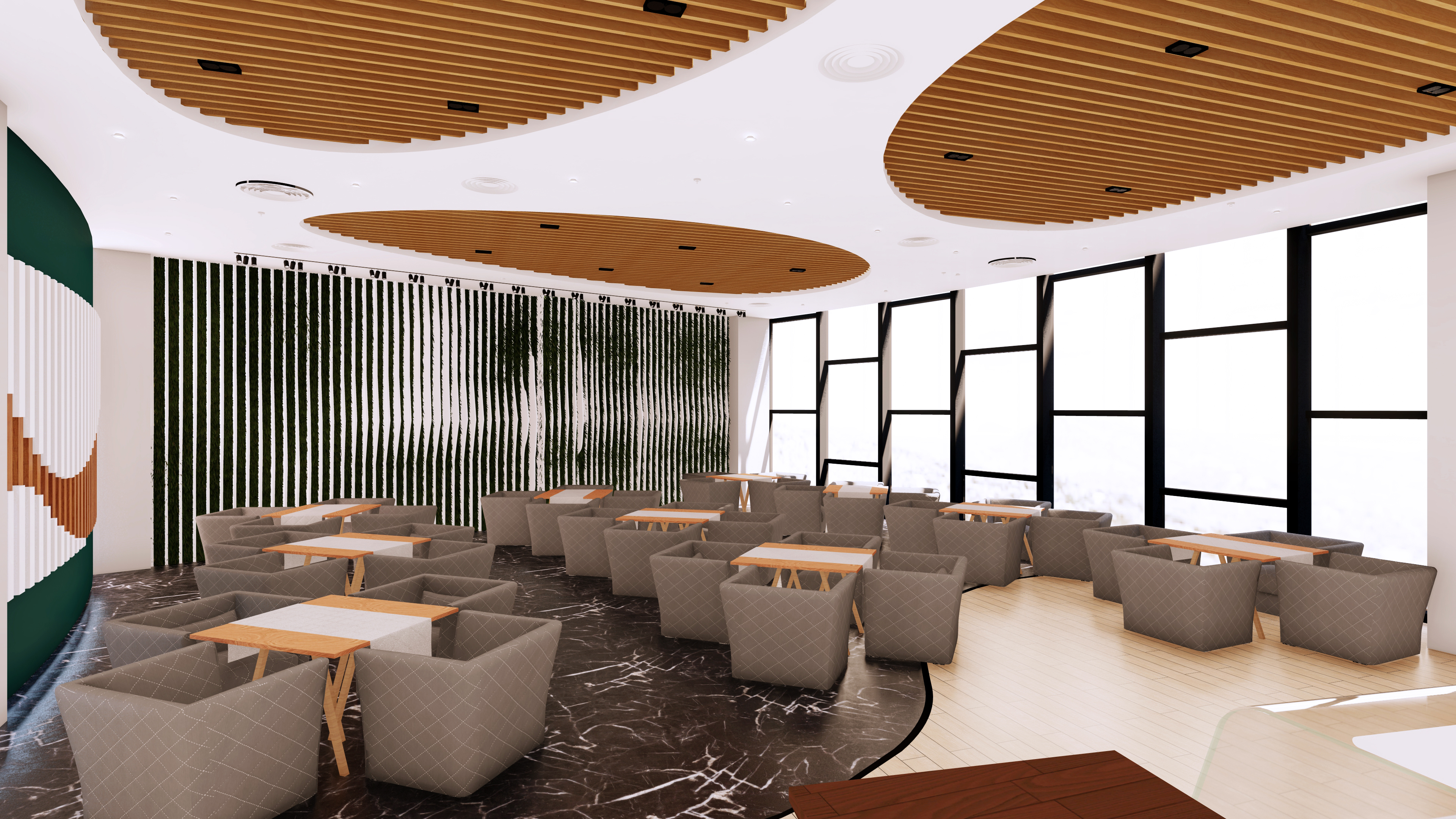 餐厅和咖啡馆的施工图设计-3