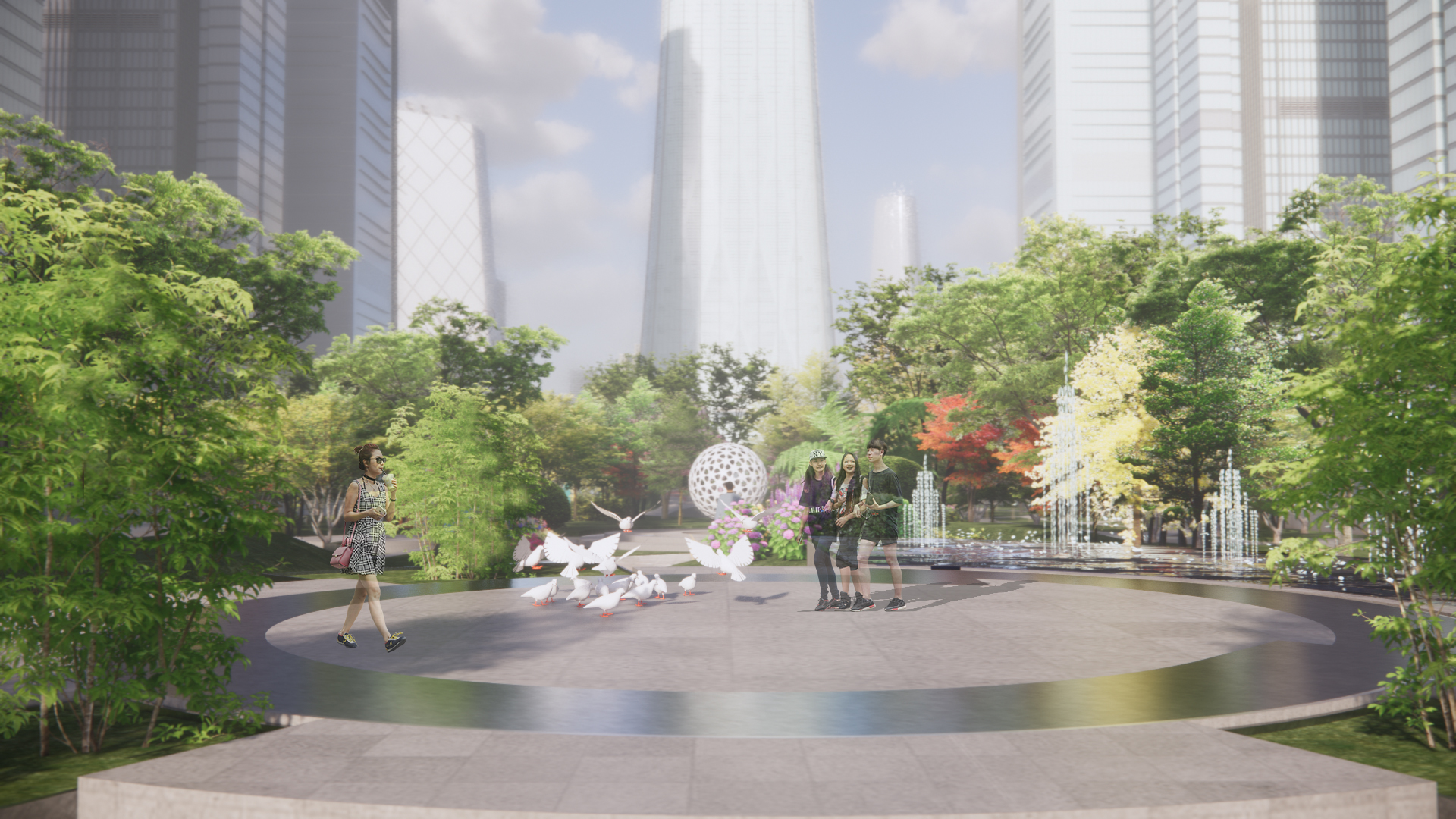 疗愈理念下的北京CBD公园景观设计丨中国北京-14