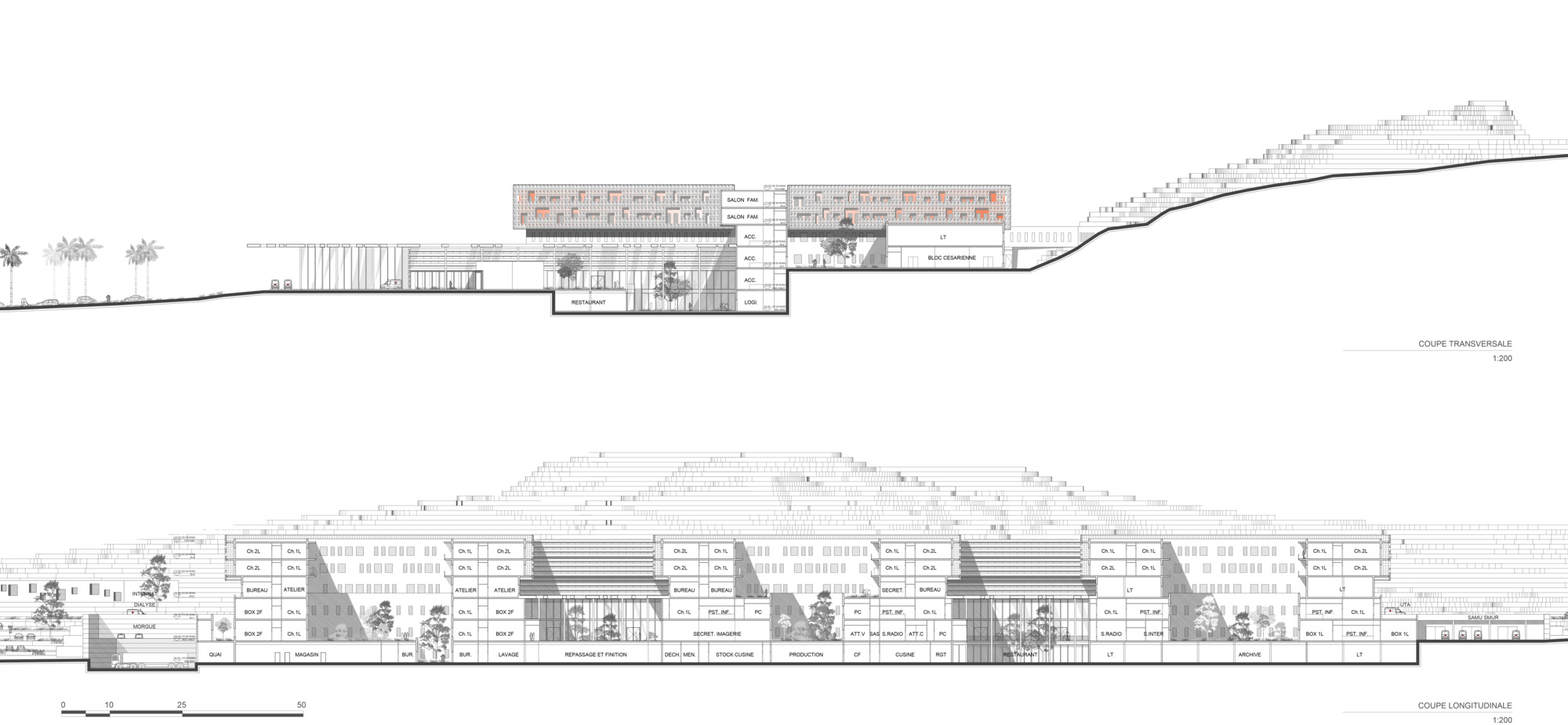 丹吉尔市大学医院丨摩洛哥丹吉尔丨Architecturestudio-35