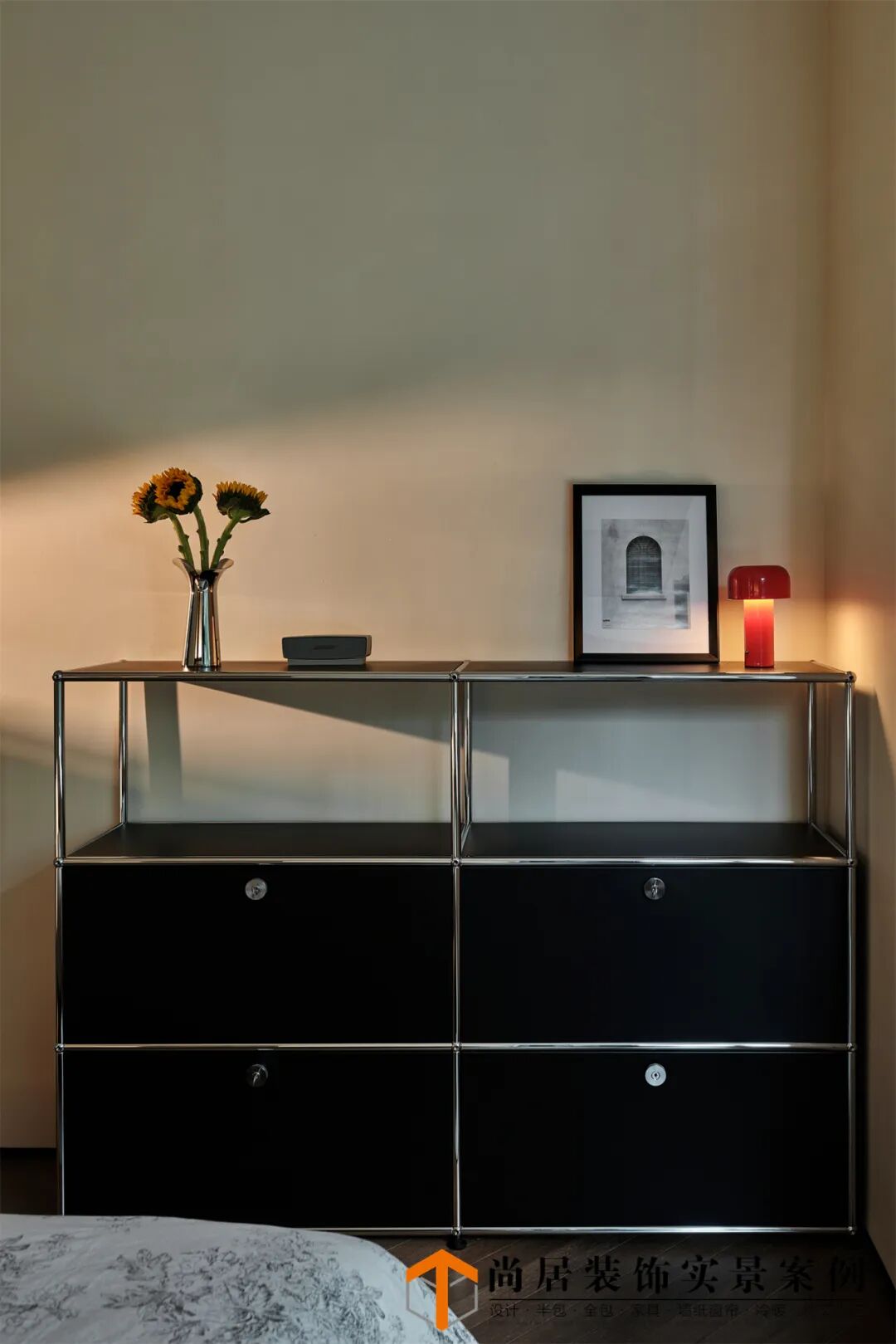 尚居实景案例丨60w打造出的140平暗调空间丨中国南京丨尚居装饰-53