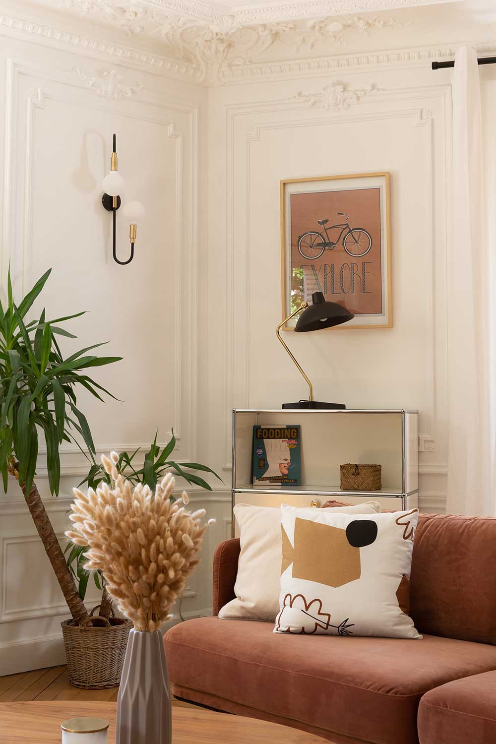 巴黎 16 区优雅公寓设计，展现深色调的独特魅力-4