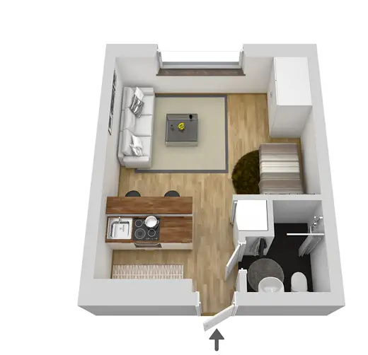 20 平米小空间的魅力打造-17