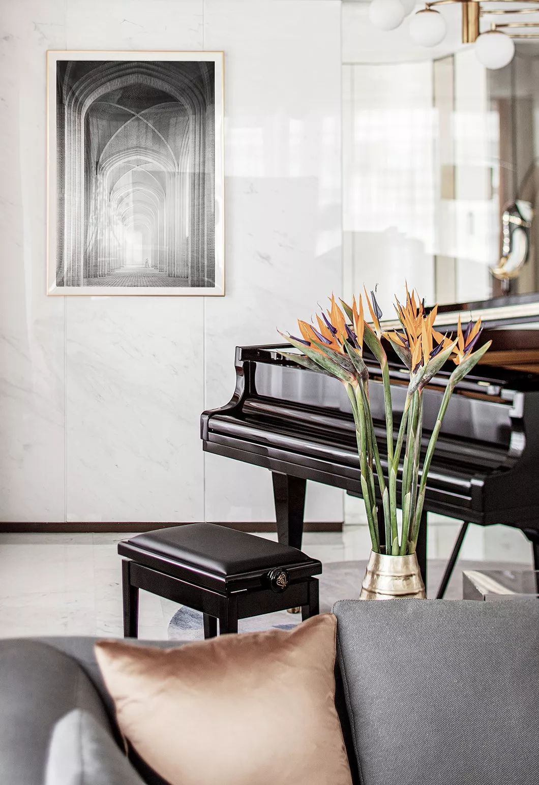 上海顶层复式豪宅，融入艺术与音乐的生活空间-25