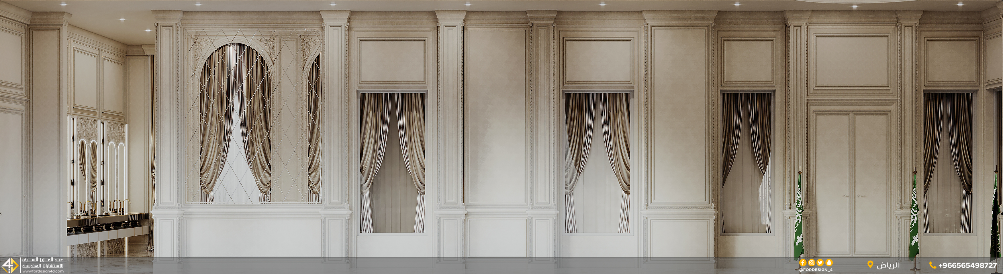 经典入口设计丨沙特阿拉伯丨Arch. Eman-10