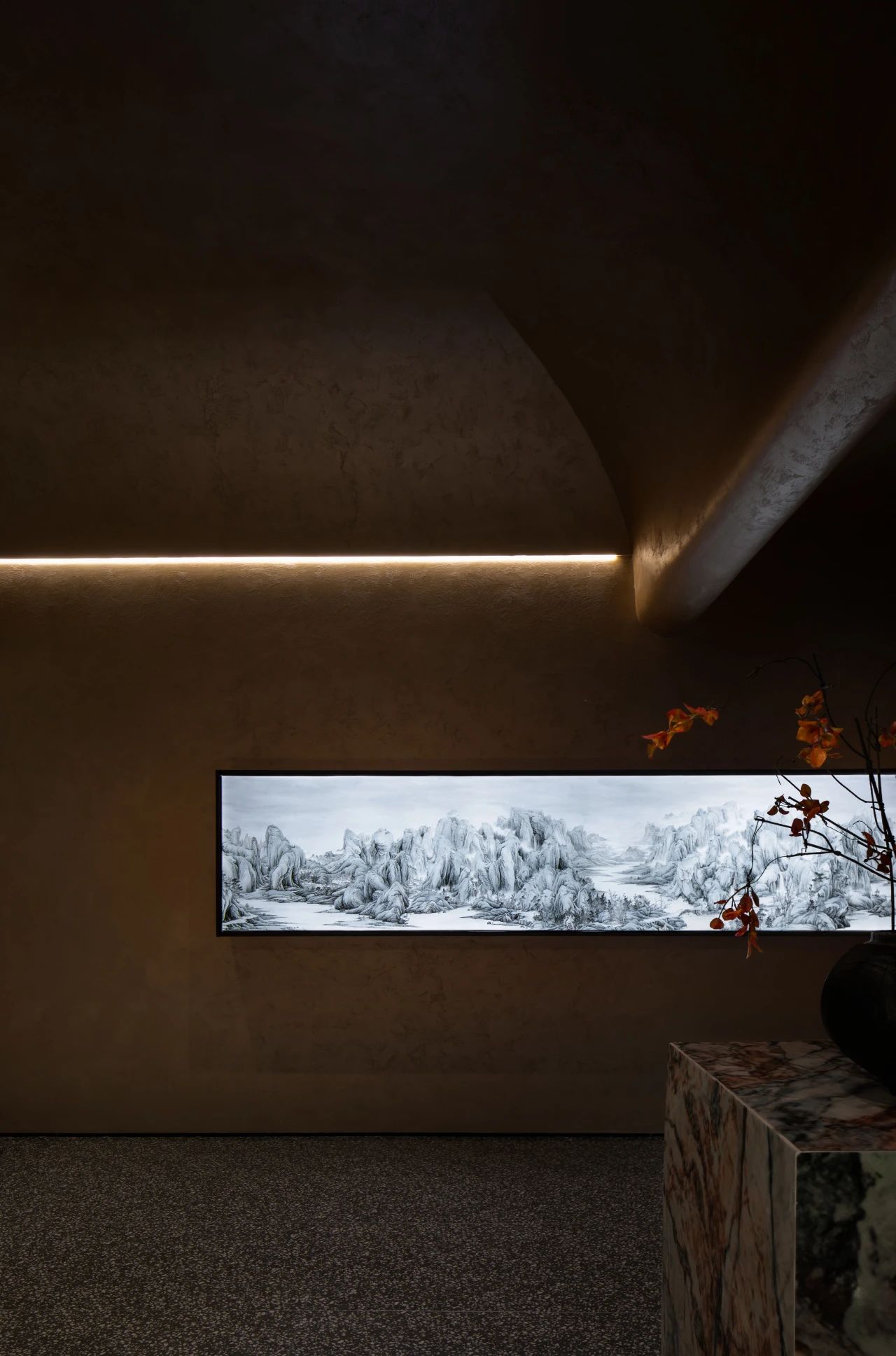 鹏 club · 山水庭院般的餐饮空间丨中国济南丨易昂设计-13