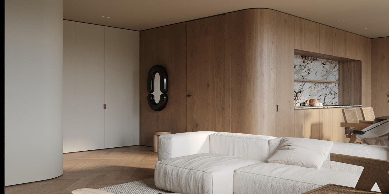 90㎡简约风住宅设计 超优雅 超有气质！-1