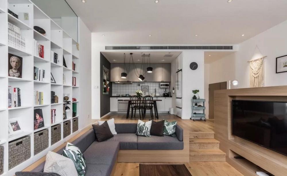 错落有致，60 平米囊括四海的丁克夫妻家居设计-33