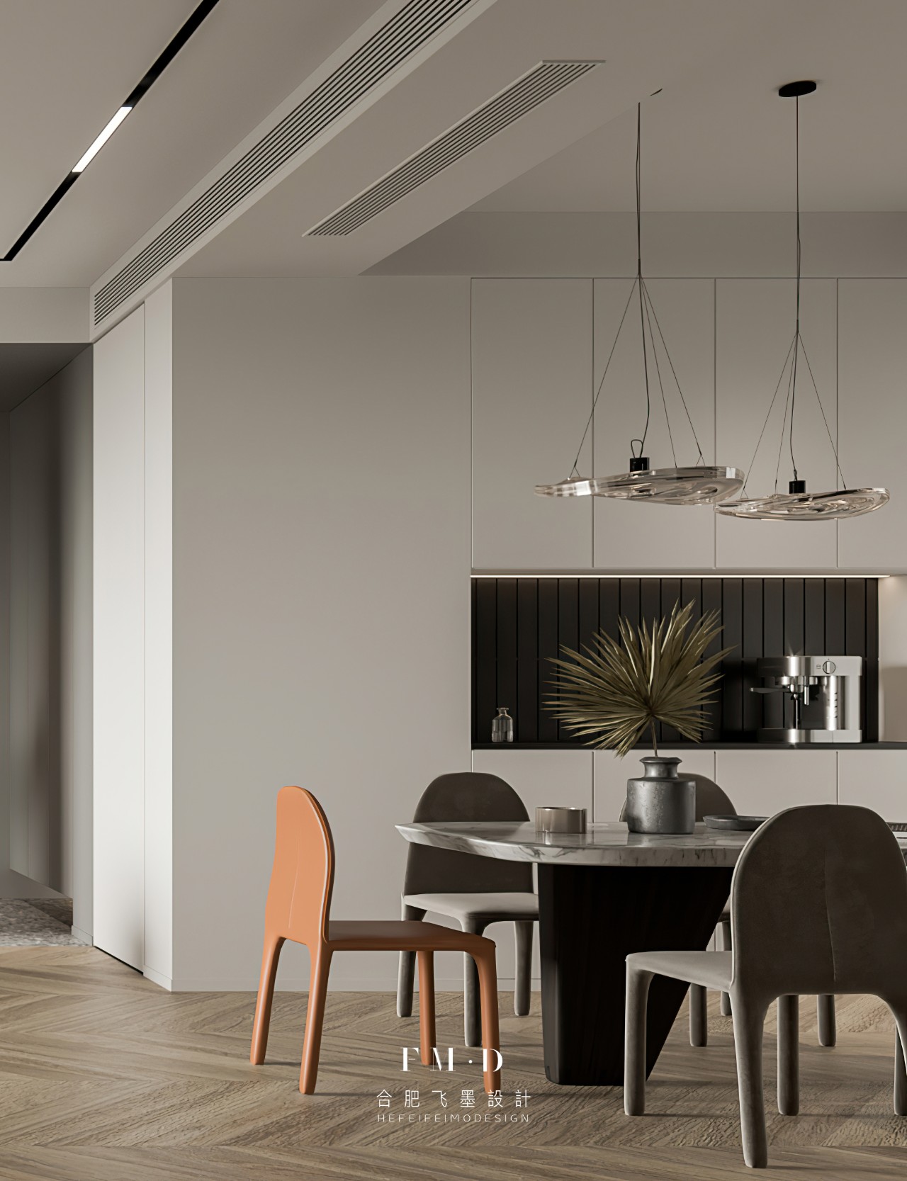 合肥飞墨设计新作 | 120㎡现代混搭风家居，打造优雅三代同堂生活-41