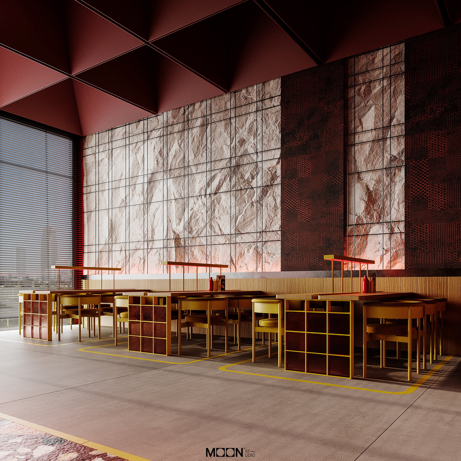 Chili House Burger餐厅设计丨Moon Studio-16