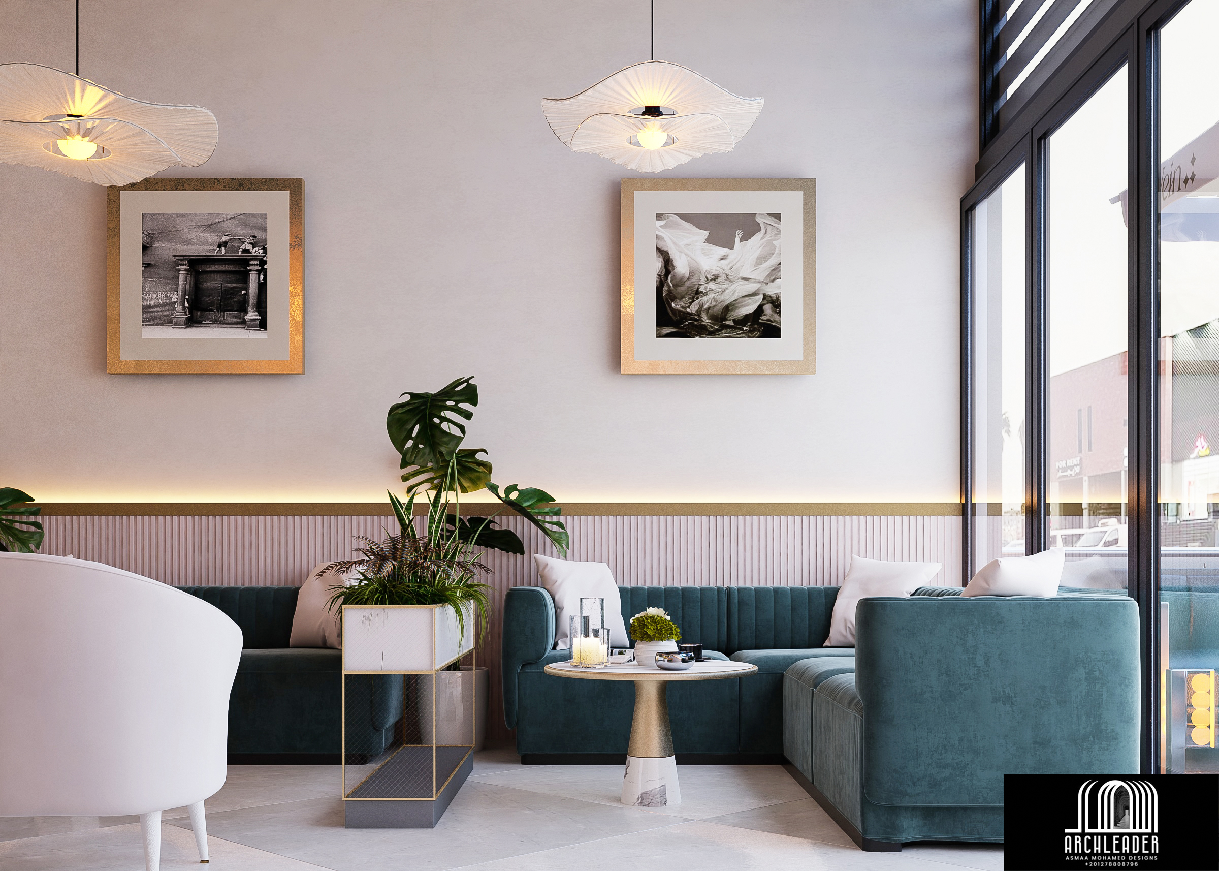 Bon Vein Café ..My Interior & Roof Design in Kuwait-2