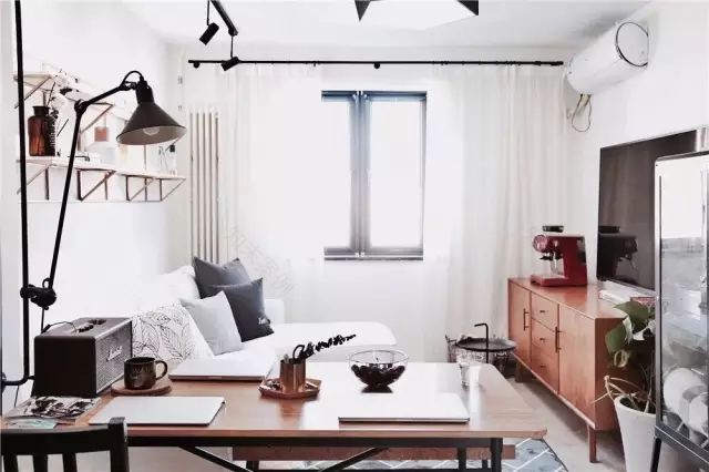 把45㎡二手房爆改成惊艳蜗居,这对年轻人太能搞事情了!-3