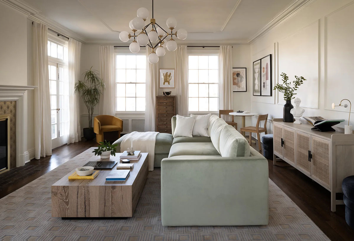 纽约郊区别墅 | 柔和的秋日乡村之家-1