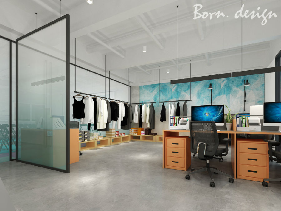 广州朗世贸易办公室设计-6