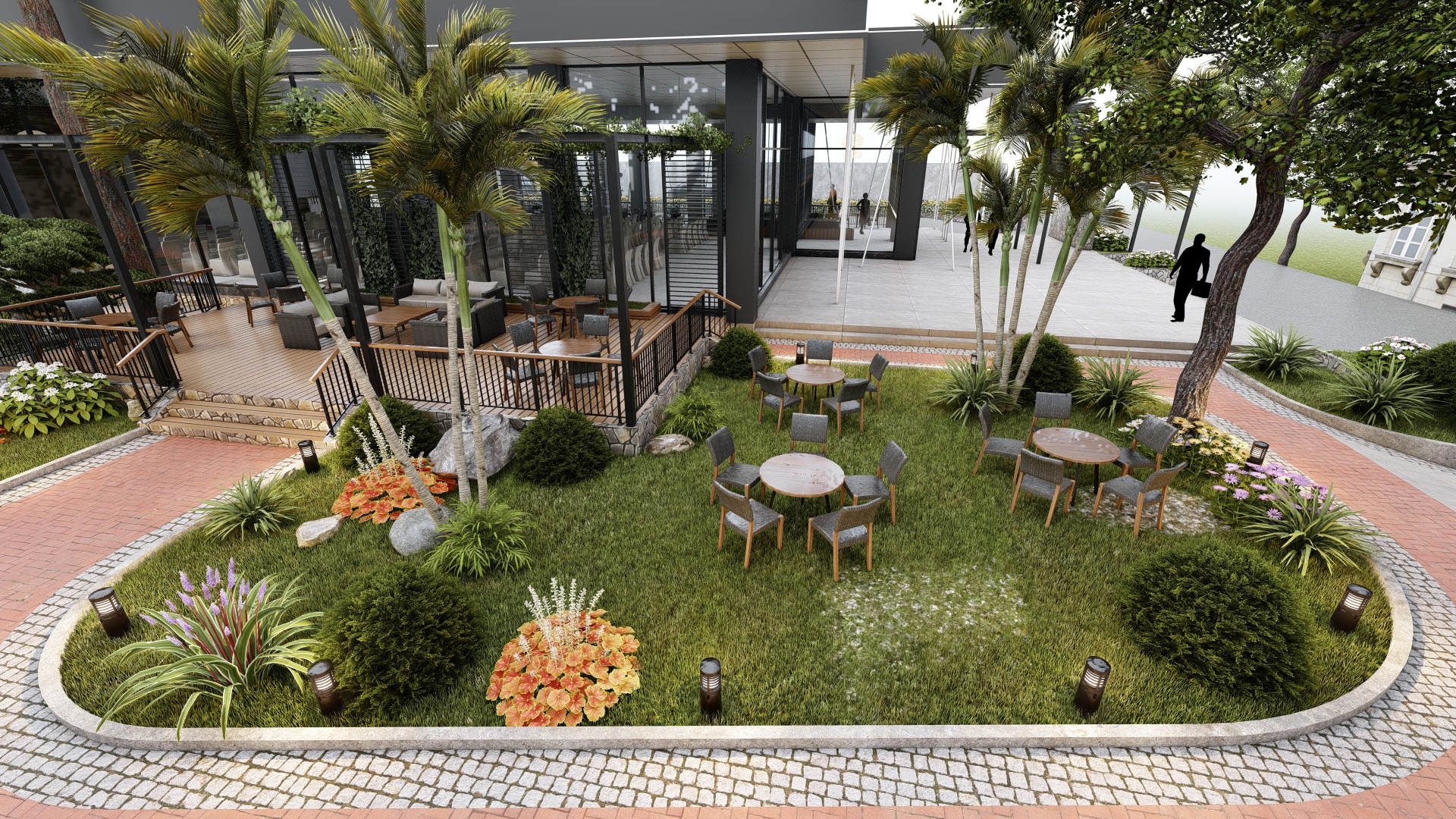 TIỂU CẢNH SÂN VƯỜN, HỒ CÁ-6