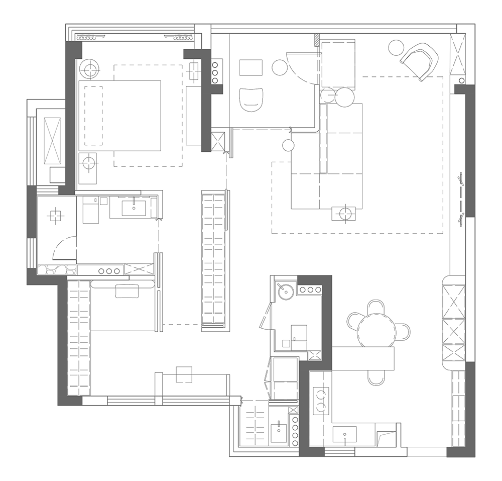 私宅设计丨暖调 · 极简丨中国温州丨路子曰设计-37