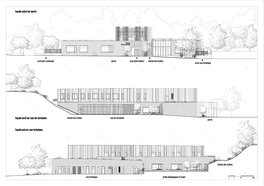 La Croze 学校丨法国丨rue royale architectes-34