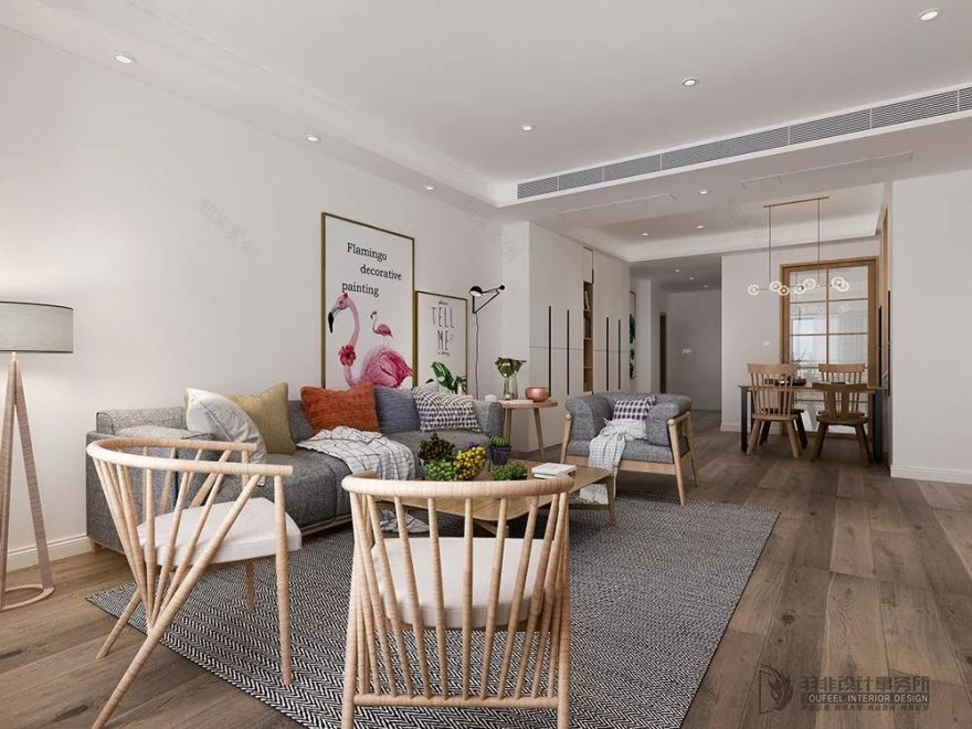 简约现代,柳州地王公馆的北欧风情-29