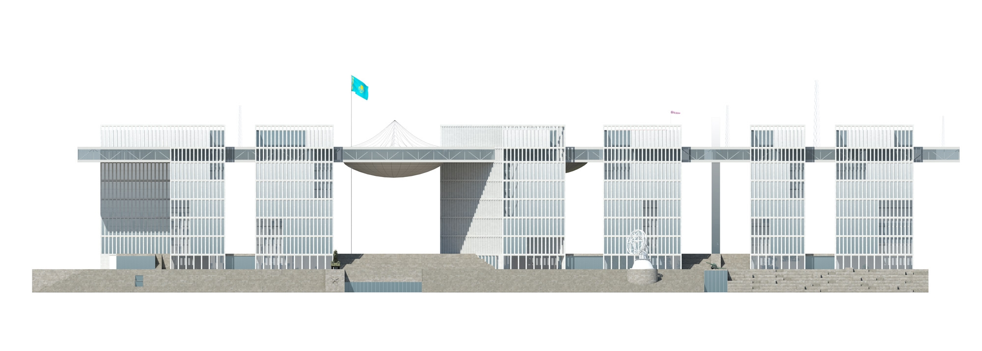 多功能国防部大楼 · 现代设计与多功能空间的完美结合-10