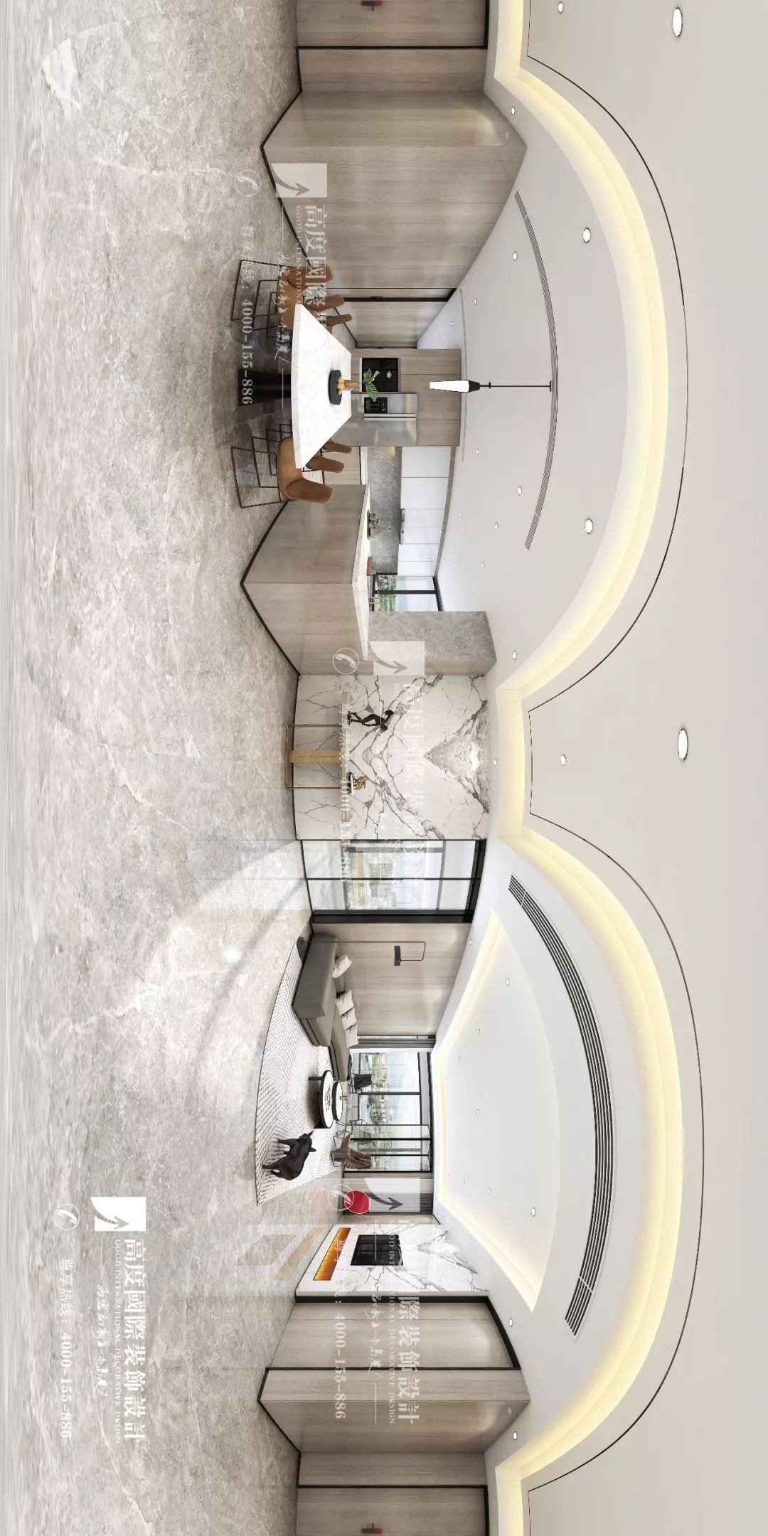 现代简约风格西北湖壹号案例解析-31