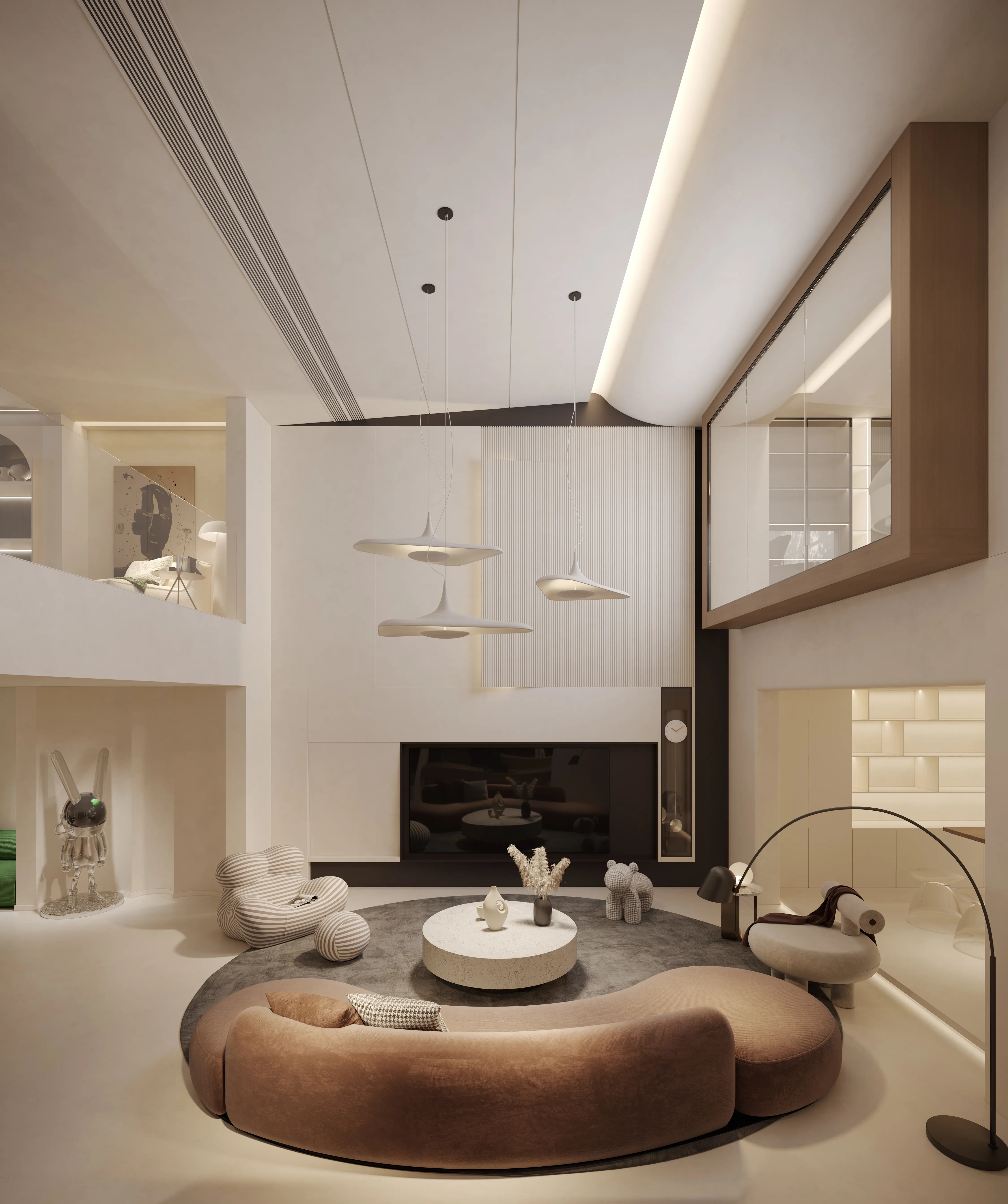 浪漫与简约的和谐交响：法式奶油风格家居设计-3