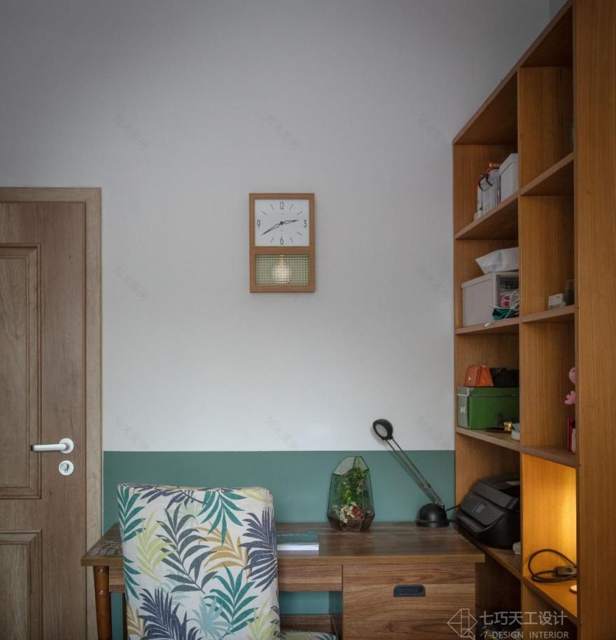 郑昊鸿打造老房翻新示范,粉蓝配色让空间焕新春-48