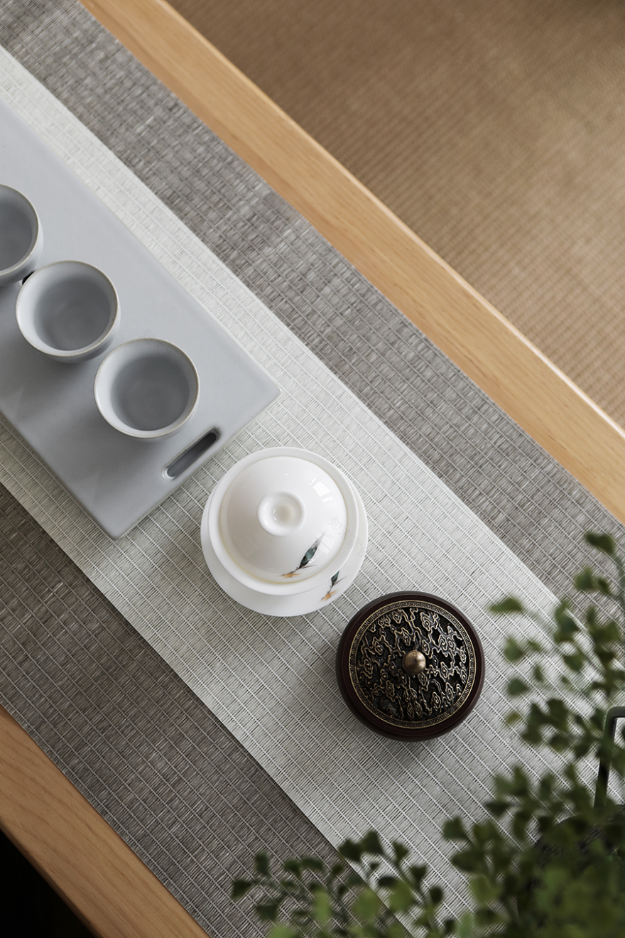 新中式美学,欧谷山语泉售楼处与样板房设计-34