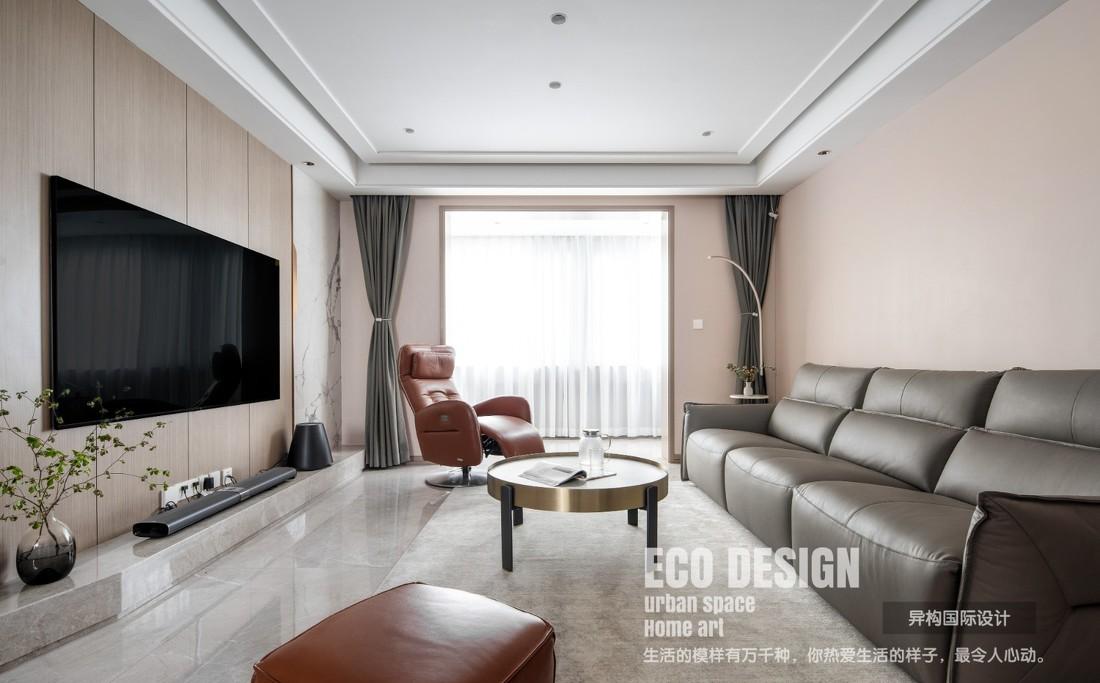 异构国际设计丨平层丨化繁为简 10年旧房逆袭轻奢智能家-3